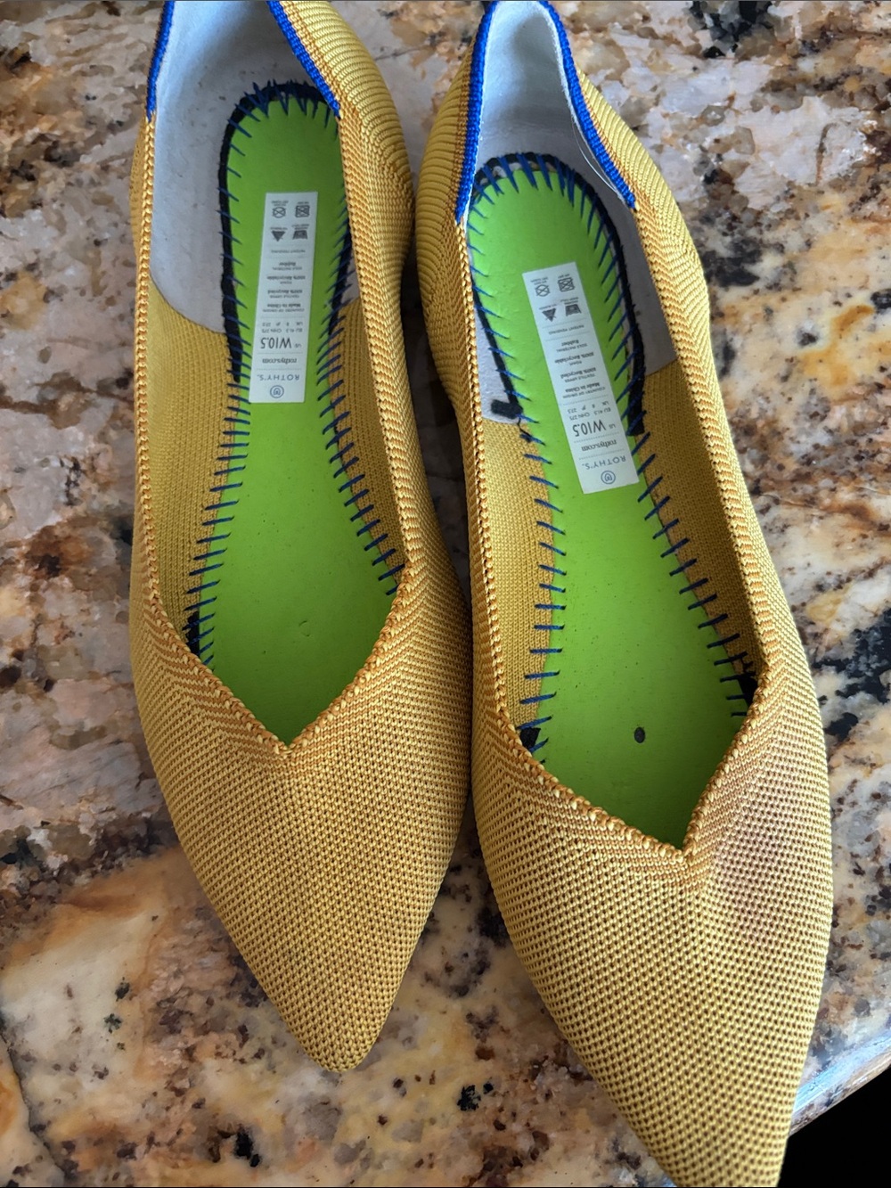 ROTHY’S ballet shoes size 10